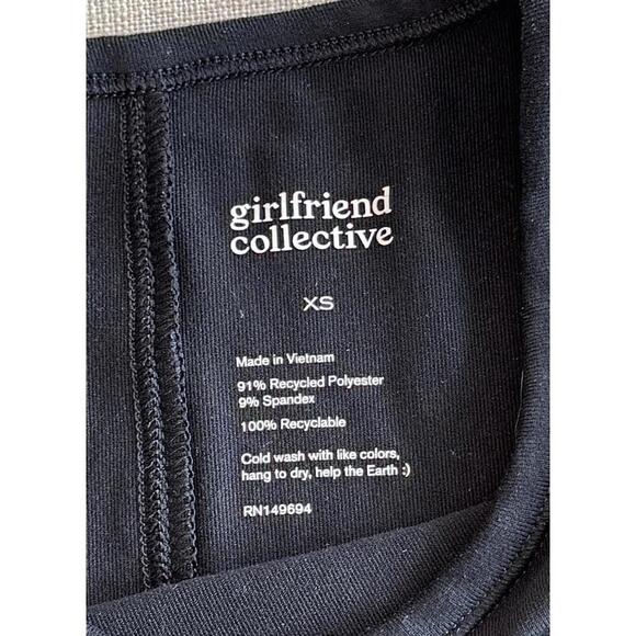 Girlfriend Collective Reset Long Sleeve Top Black Size XS - Picture 6 of 7